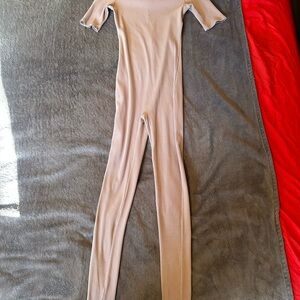 Fashion nova women ribbed Jumpsuit large